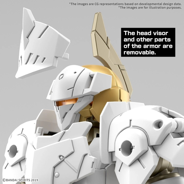 Mô Hình Lắp Ráp 30MM 1/144 EXM-A9rk Spinatio - Royal Knight version của Bandai Nhật Bản