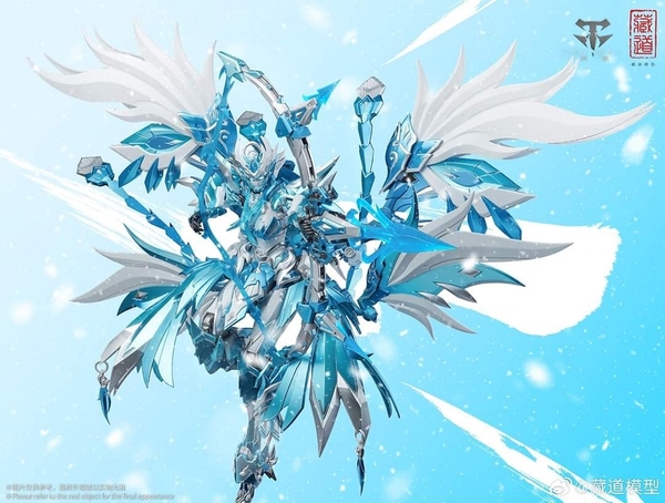 Mô hình Metal Build CD-03B Chu Tước (Băng) Rosefinch Zhuque Ice Blue Color (Tặng Bonus) - Chính hãng Cangdao