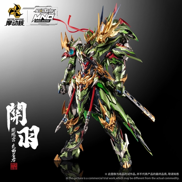 Mô Hình Ráp Sẵn Khung Kim Loại MNQ-XH09X Guan Yu - Quan Vũ (kèm Ngựa) của Motor Nuclear