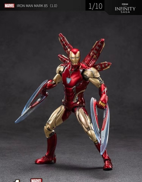 Mô Hình Ráp Sẵn Marvel Ironman MK85 1.0 Version - ZM12 của ZDToys