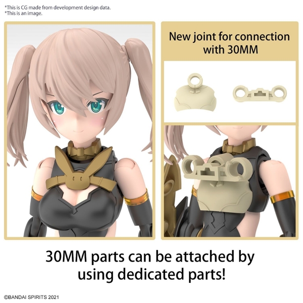 Mô Hình Lắp Ráp 30MS SIS-Tc20g Tukirna Diearth - Innocente Form của Bandai Nhật Bản