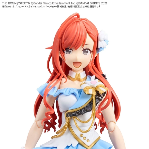 Mô Hình Lắp Ráp 30MS - THE IDOLMASTER - OPTION HAIR STYLE & FACE PARTS SET - JURI SAIJO/NATSUHA ARISUGAWA của Bandai