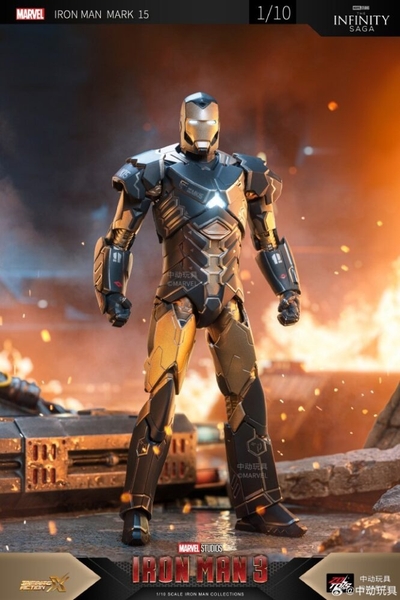 Mô Hình Ráp Sẵn Marvel Iron Man Mk15 của ZDtoys