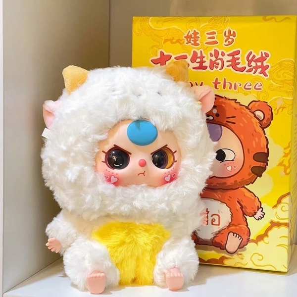 [Hộp Mù] Baby Three 12 Con Giáp Zodiac Chinese Series Art Toy dễ thương