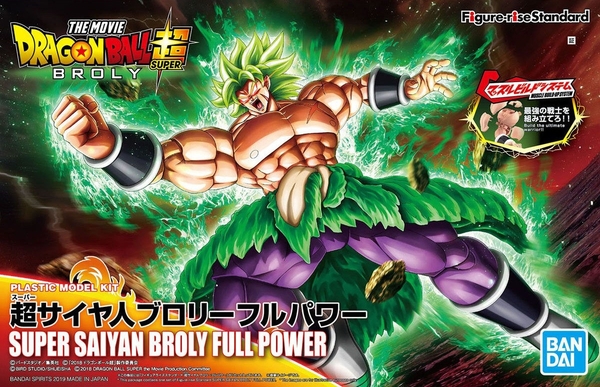 Mô hình lắp ráp Figure-rise Standard Super Saiyan Broly Full Power Chính hãng Bandai