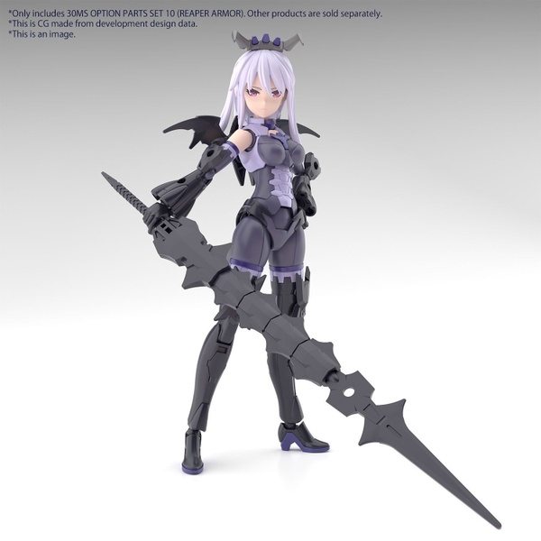 Mô Hình Lắp Ráp 30MS Phụ kiện OPTION PARTS SET 10 (REAPER ARMOR) của Bandai Nhật Bản