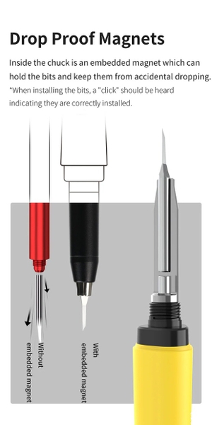 DỤNG CỤ DSPIAE - PT-TH01~09 PRO - CÁN TAY CẦM / CÁN CHISEL DSPIAE v2.0