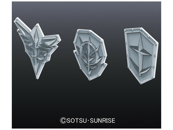 Mô Hình Láp Ráp Gundam Builders Parts HD MS Emblem Relief 01 của Bandai Nhật bản