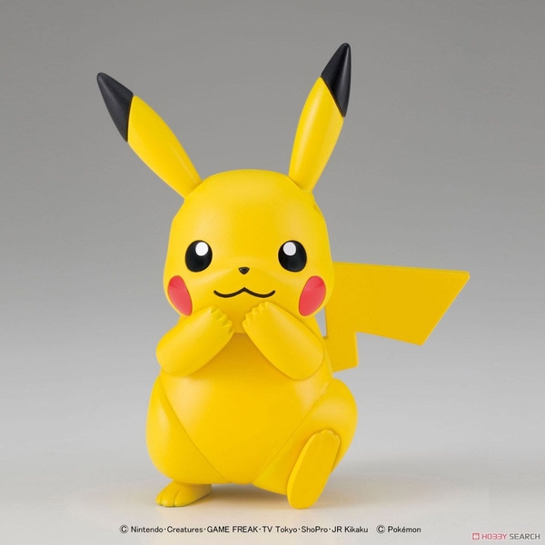 Mô hình lắp ráp Pokemon 41 Plastic Model Collection Select Series Pikachu của Bandai Nhật