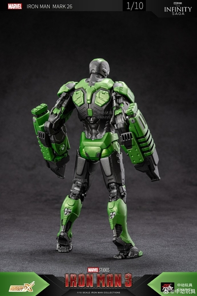 Mô Hình Ráp Sẵn Marvel 1/10 Iron Man Mk26 của Zdtoys