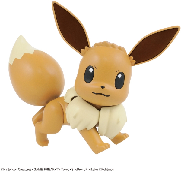 Mô hình Lắp Ráp Pokemon Plamo Collection 42 Eevee (Select Series) của Bandai Nhật Bản
