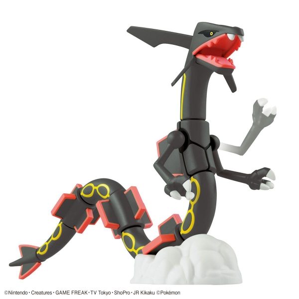 Mô Hình Lắp Ráp Pokemon PLAMO COLLECTION SELECT SERIES Black Rayquaza của Bandai Nhật bản