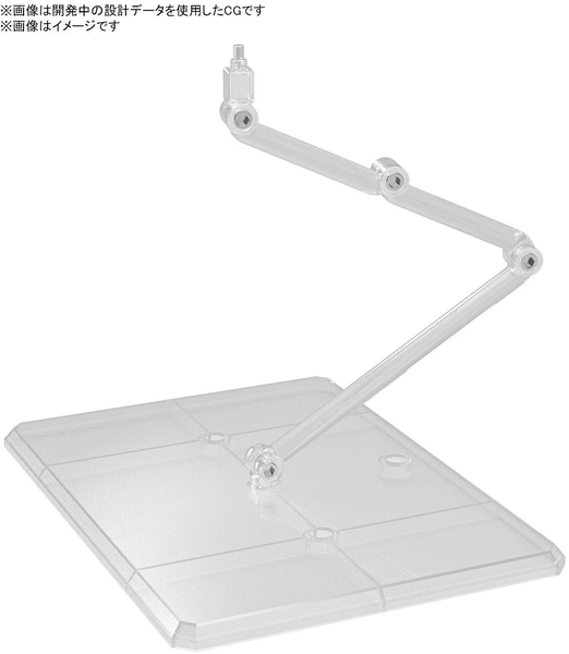 Mô Hình Lắp Ráp Base đế trưng bày mô hình ACTION BASE 8 [CLEAR COLOR] của Bandai Nhật Bản