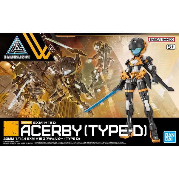 Mô Hình Lắp Ráp 30MM 1/144 EXM-H15D ACERBY - TYPE D của Bandai Nhật bản