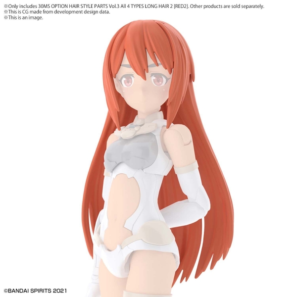 Mô Hình Lắp Ráp 30MS Phụ kiện Option Hair Style Parts Vol.3 All 4 Types của bandai Nhật bản