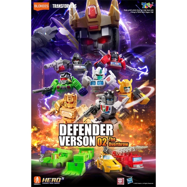 MÔ HÌNH HỘP MÙ Transformers-DV04 Tyrants Fury - Blokees- ET38