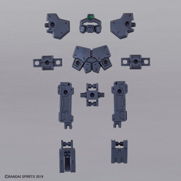 Mô Hình Lắp Ráp 30MM Phụ kiện Option Armor - Rabiot - Base Attack - Dark Brown Chính Hãng Bandai