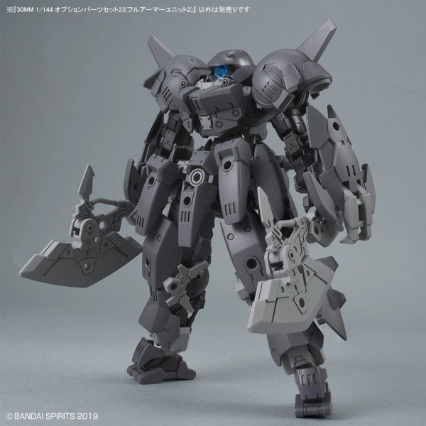 Mô Hình Lắp Ráp Phụ Kiện 30MM 1/144 OPTION PARTS SET 23 (FULL ARMOR UNIT 2) của Bandai Nhật Bản