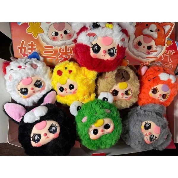 [blind box] Hộp mù Baby Three V2 Zipper Phiên bản đặc biệt Tết Cổ Truyền - Chính Hãng