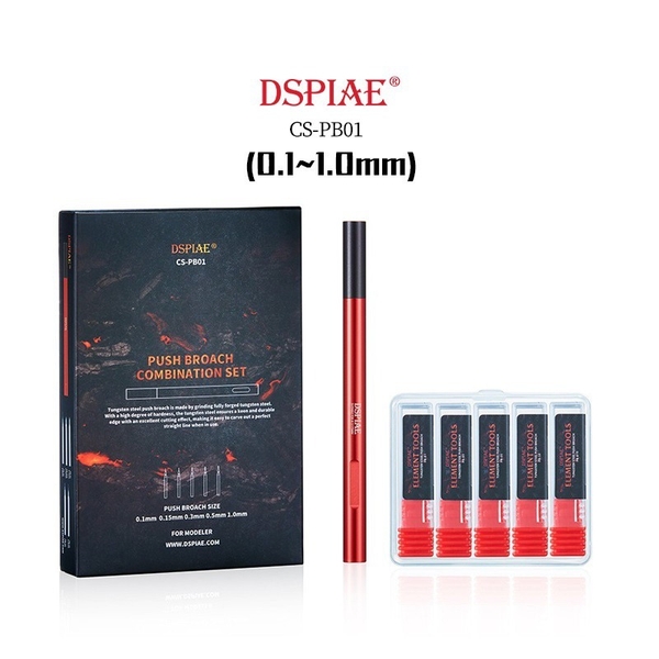 DỤNG CỤ DSPIAE - CS-PB01 - BỘ CHISEL GỒM CÁN VÀ 5 MŨI CHISEL