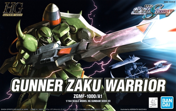 Mô Hình lắp ráp Gundam HG GUNNER ZAKU WARRIOR Chính Hãng Bandai