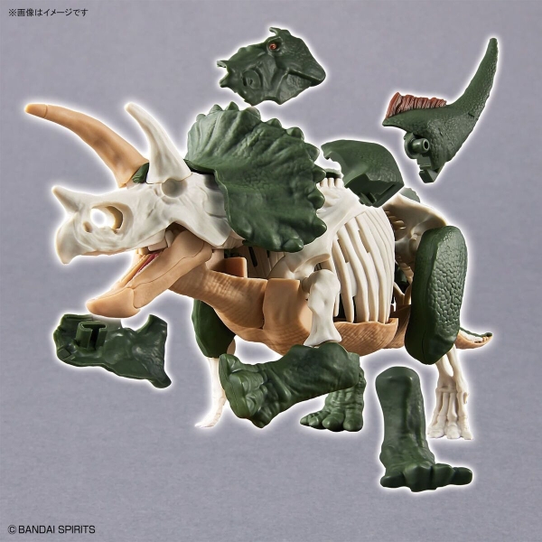 Mô Hình Lắp Ráp Khủng Long PLANNOSAURUS Triceratops của Bandai Nhật Bản