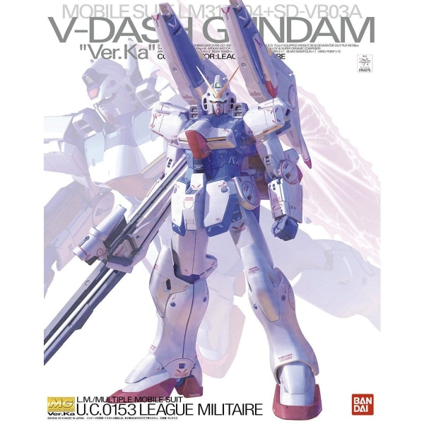 Mô Hình Lắp Ráp Gundam MG 1/100 V DASH GUNDAM Ver.ka của Bandai Nhật Bản