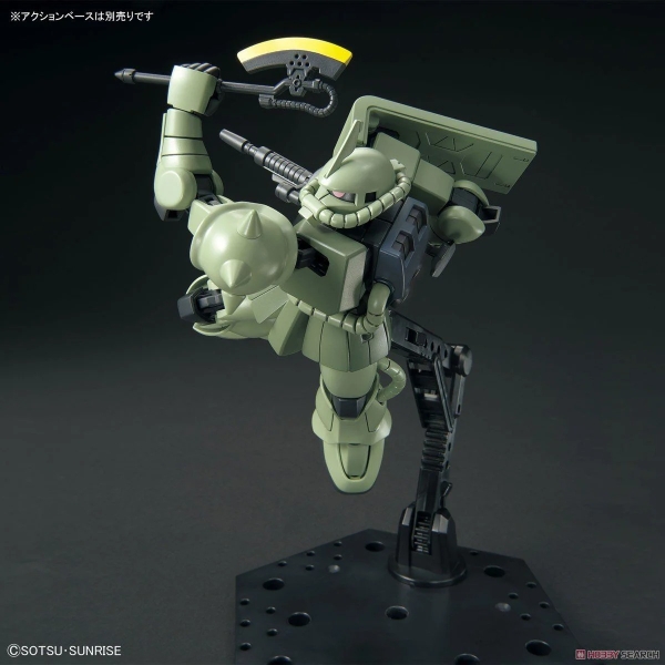 Mô Hình Lắp Ráp Gundam HGUC 1/144 MS-06 ZAKU 2 của Bandai Nhật bản