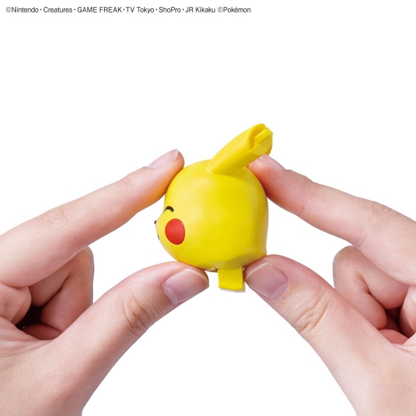 Mô hình lắp ráp Pokémon PLAMO COLLECTION QUICK!! 16 Pikachu (Sitting Pose) của Bandai nhật