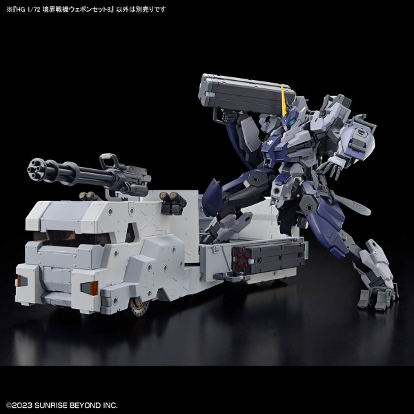 Mô Hình Lắp Ráp HG Kyoukai Senki 1/72 AMAIM Warrior at the Borderline Weapon Set 8 của Bandai