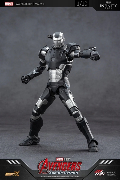 Mô Hình Ráp Sẵn Marvel Ironman 2 Ironman War Machine Mark 2 của ZDtoys