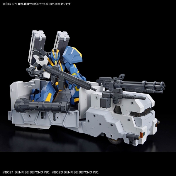 Mô Hình Lắp Ráp HG Kyoukai Senki 1/72 AMAIM Warrior at the Borderline Weapon Set 8 của Bandai