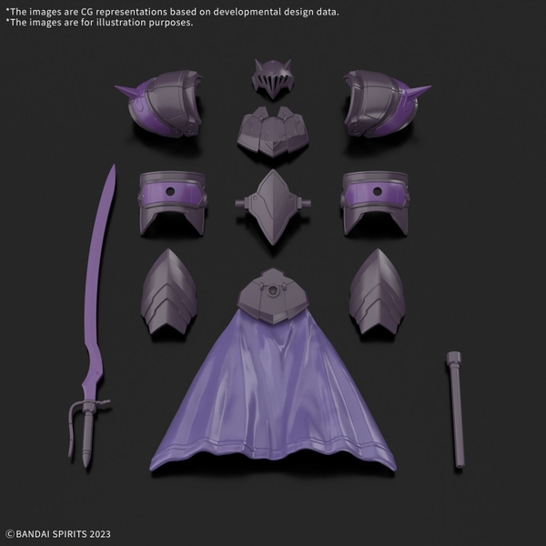 Mô Hình Lắp Ráp 30MF Class Up Armor - Rosan Enchanter của Bandai Nhật Bản