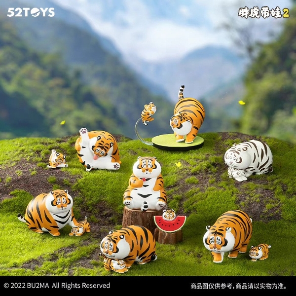 Hộp Mù 52Toys Blindbox Hổ Béo và Hổ Con series 2
