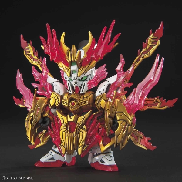 Mô Hình Lắp Ráp Gundam SD 033 Yan Huang Zhang Fei God Gundam Sangoku Soketsuden của Bandai Nhật bản