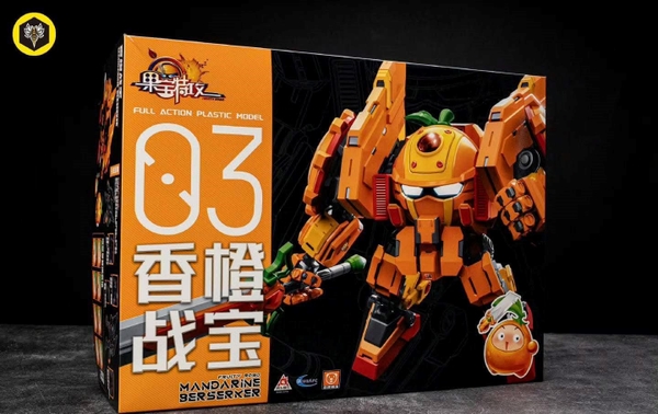 Mô hình lắp ráp Quýt Kiếm Sĩ - Robot trái cây - Fruity Robo (Tặng kèm thẻ và quýt clear)
