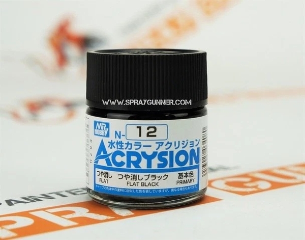 Sơn Gốc Nước ACRYSION HOBBY COLOR N1-N24 10mL Mr. Hobby - Sơn Mô Hình, Sơn Gundam