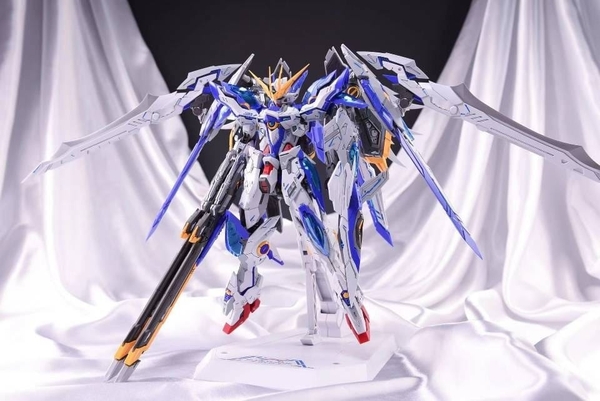 Mô Hình Lắp Ráp MG ZZA Blue Flame CH-01 Khung Xương Kim Loại (Full quà tặng Đợt 1)