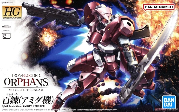 Mô Hình Lắp Ráp Gundam HG IBO 1/144 AMIDA'S HYAKUREN của Bandai Nhật Bản