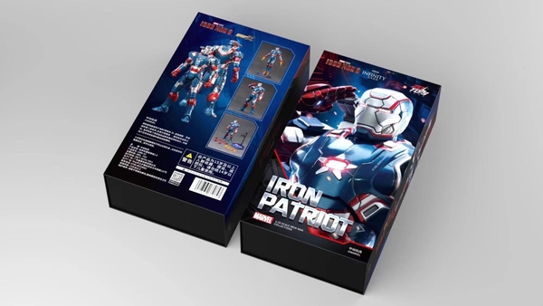 Mô Hình Ráp Sẵn Marvel Iron Patriot 1.0 Infinity Saga của ZDtoys
