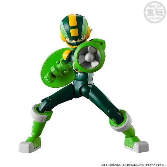 Mô Hình Lắp Ráp  SMP Kit Makes Pose Rockman EXE Heat Guts & Wood Shield Set của Bandai Nhật Bản