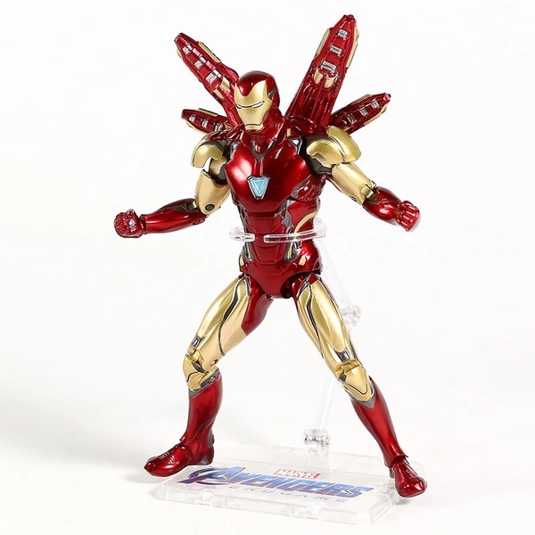 Mô Hình Ráp Sẵn Marvel Iron Man MK85 with Plastic Holder của ZDtoys