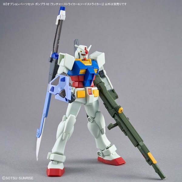 Mô hình lắp ráp Gundam Phụ Kiện Option Parts Set Gunpla 02 - Sword & Launcher Pack Chính Hãng Bandai