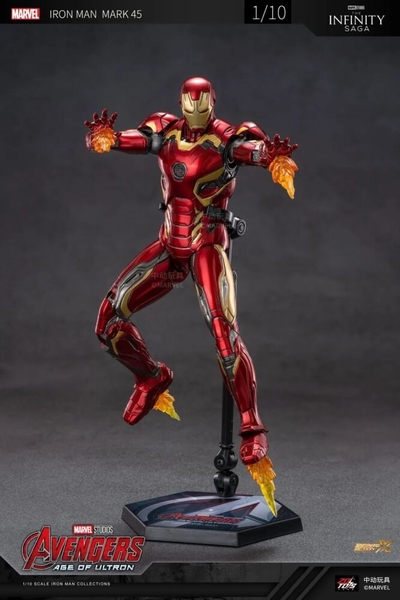 Mô Hình Ráp Sẵn IRON MAN MARK 45 (MK45) SCALE 1/10 của ZDTOYS