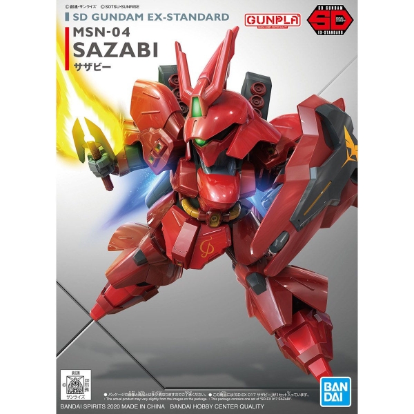 Mô Hình Lắp Ráp Gundam SD GUNDAM EX-STANDARD SAZABI của Bandai Nhật Bản