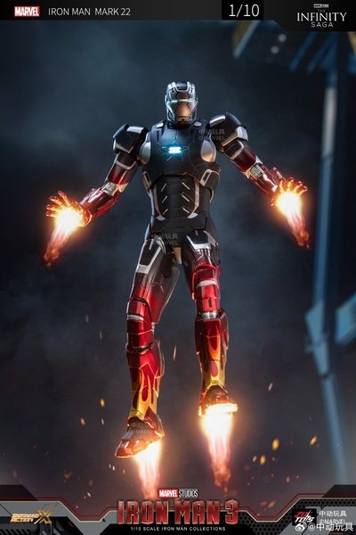 Mô Hình Ráp Sẵn Marvel 1/10 Iron Man Mk22 của ZDtoys