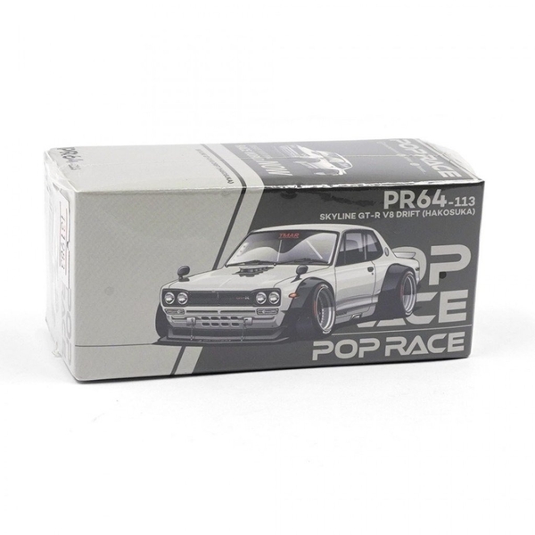 PopRace Diecast #PR640113 Hakosuka Skyline GTR V8 Drift