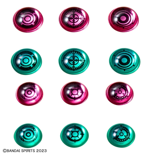 Mô Hình Lắp Ráp Bộ Phụ Kiện CUSTOMIZE MATERIAL (3D LENS STICKERS) của Bandai Nhật Bản