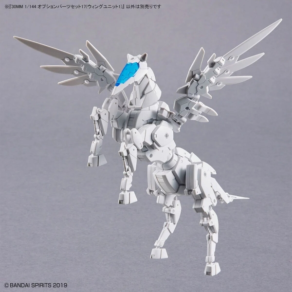 Mô Hình Lắp Ráp Bộ Phụ Kiện 30MM 1/144 OPTION PARTS SET 17 (WING UNIT 1) của Bandai Nhật bản