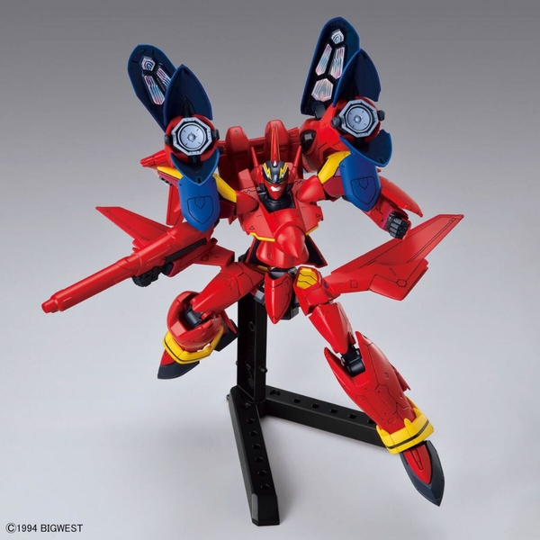 Mô hình Lắp Ráp HG 1/100 VF-19 CUSTOM FIRE VALKYRIE WITH SOUND BOOSTER Chính Hãng Bandai